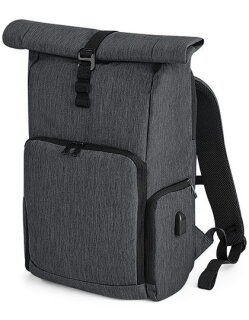 Q-Tech Charge Roll-Top Backpack, Quadra QD995 // QD995