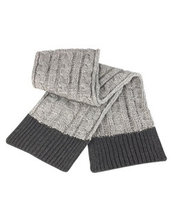 Shades Of Grey Knitted Scarf, Result Winter Essentials R373X // RC373