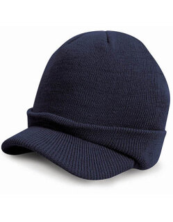 Youth Esco Army Knitted Hat, Result Winter Essentials RC060Y // RC60Y