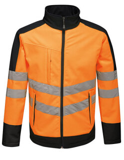 Pro Hi-Vis Softshell Jacket, Regatta High Visibility TRA625 // RG625