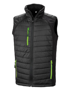 Recycled Compass Padded Softshell Gilet, Result Genuine Recycled R238X // RT238