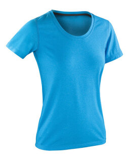 Women&acute;s Fitness Shiny Marl T-Shirt, SPIRO S271F // RT271F
