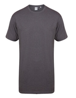 Men&acute;s Longline T-Shirt With Dipped Hem, SF Men SF258 // SFM258