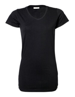 Women&acute;s Fashion Stretch Tee Extra Lenght, Tee Jays 455 // TJ455