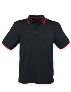 Men&acute;s Coolplus&reg; Short Sleeved Tipped Polo Shirt, Henbury H482 // W482