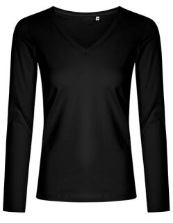 Women&acute;s V-Neck T-Shirt Long Sleeve, X.O by Promodoro 1560 // XO1560