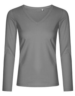 Women&acute;s V-Neck T-Shirt Long Sleeve, X.O by Promodoro 1560 // XO1560