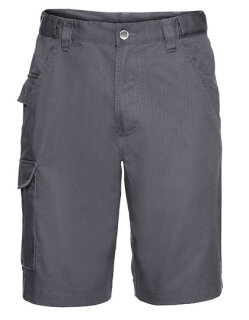Workwear Polycotton Twill Shorts, Russell R-002M-0 // Z002