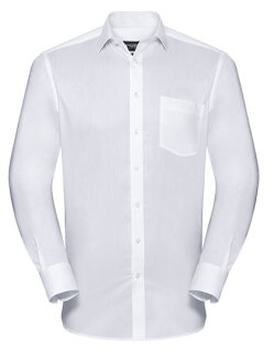 Men&acute;s Long Sleeve Tailored Coolmax&reg; Shirt, Russell Collection R-972M-0 // Z972
