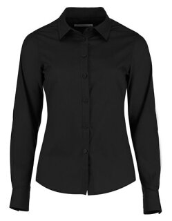 Women&acute;s Tailored Fit Poplin Shirt Long Sleeve, Kustom Kit KK242 // K242