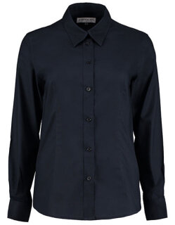 Women&acute;s Tailored Fit Workwear Oxford Shirt Long Sleeve, Kustom Kit KK361 // K361