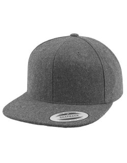 Melton Wool Snapback Cap, FLEXFIT 6689M // FX6689M