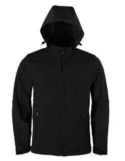 Men&acute;s Hooded Soft-Shell Jacket, HRM 1101 // HRM1101