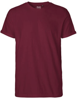 Men&acute;s Roll Up Sleeve T-Shirt, Neutral O60012 // NE60012