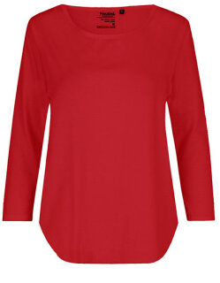 Ladies&acute; Three Quarter Sleeve T-Shirt, Neutral O81006 // NE81006