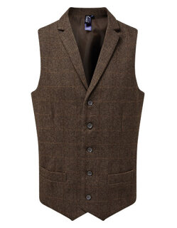 Men&acute;s Herringbone Waistcoat, Premier Workwear PR625 // PW625
