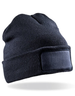 Double Knit Printers Beanie, Result Winter Essentials RC027X // RC027
