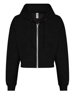Women&acute;s Fashion Cropped Zoodie, Just Hoods JH065 // JH065