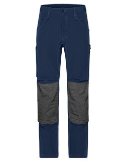 Workwear Pants 4-Way Stretch Slim Line, James&amp;Nicholson JN1813 // JN1813