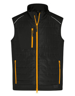 Men&acute;s Hybrid Vest, James&amp;Nicholson JN1822 // JN1822