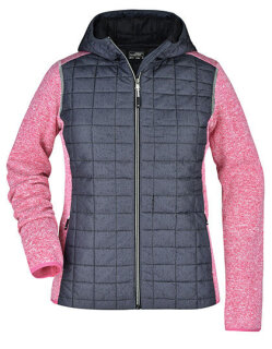 Ladies&acute; Knitted Hybrid Jacket, James&amp;Nicholson JN771 // JN771