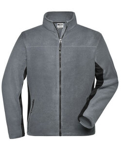 Men&acute;s Workwear Fleece Jacket -STRONG-, James&amp;Nicholson JN842 // JN842