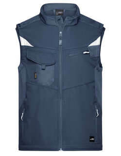 Workwear Softshell Vest -STRONG-, James&amp;Nicholson JN845 // JN845