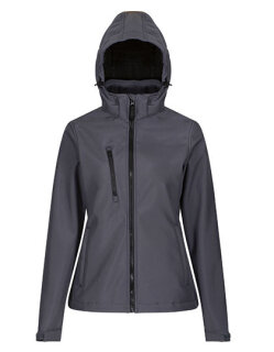 Women&acute;s Venturer 3-Layer Printable Hooded Softshell Jacket, Regatta Professional TRA702 // RG702