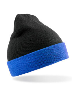 Recycled Black Compass Beanie, Result Genuine Recycled RC930X // RT930
