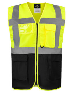 CO&sup2; Neutral Multifunctional Executive Safety Vest Hamburg, Korntex KXCMF // KX810