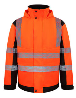 Premium Printable Hi-Vis Softshell Safety Jacket Copenhagen, Korntex KXBRSSHRJ // KX812
