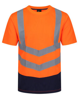Pro Hi-Vis Short Sleeve T-Shirt, Regatta High Visibility TRS194 // RG194