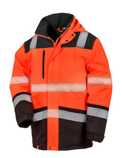 Printable Waterproof Softshell Safety Coat, Result Safe-Guard R475X // RT475