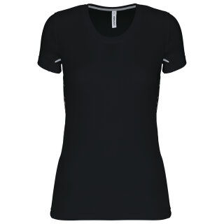 Damen Kurzarm Sport-T-Shirt. Bi-Material, Proact PA466 // PRT466